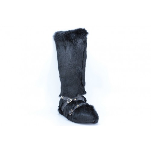 Cizme Femei Blana Naturala Black 2