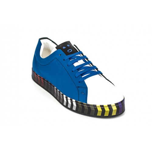 Pantofi Sneakers piele multicolori 2
