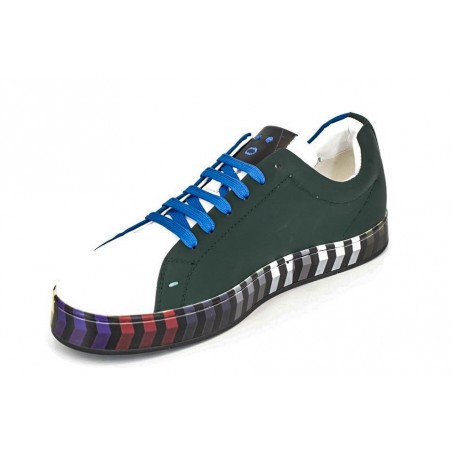 Pantofi Sneakers piele multicolori