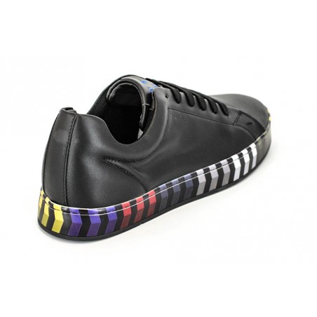 Pantofi Sneakers piele multicolori2