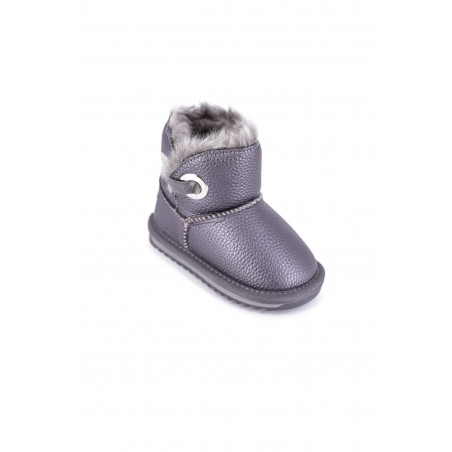 Cizme Baieti Tip UGG Grey