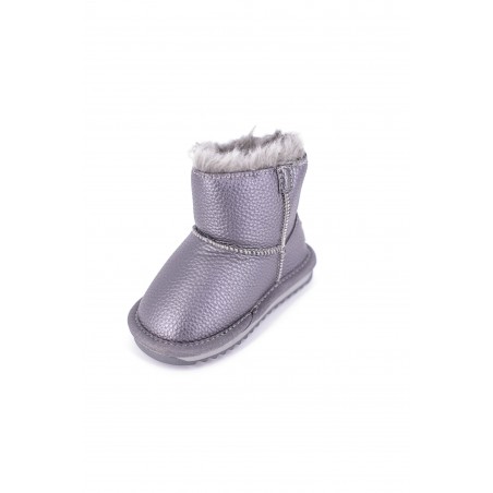 Cizme Baieti Tip UGG Grey