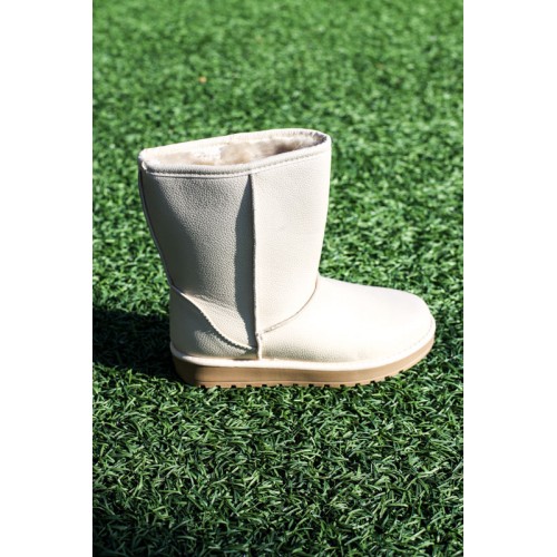 Cizme Femei Tip Ugg Bej 2