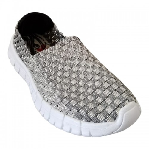 Espadrile copii argintii 2