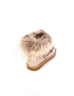 ghete din piele intoarsa naturala tip ugg bej 2