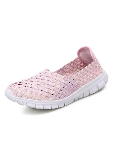 Espadrile dama elastice roz – Ușoare și comode, mărimi 35-41model Rosa