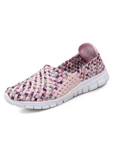 Espadrile dama elastice multicolore – Ușoare și comode, mărimi 35-41 model Adina