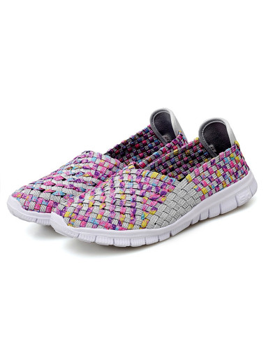 Espadrile dama elastice multicolore – Ușoare și comode, mărimi 35-41