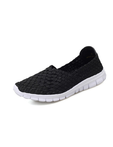 Espadrile elastice negre – Ușoare și comode, mărimi 35-41 model Andra