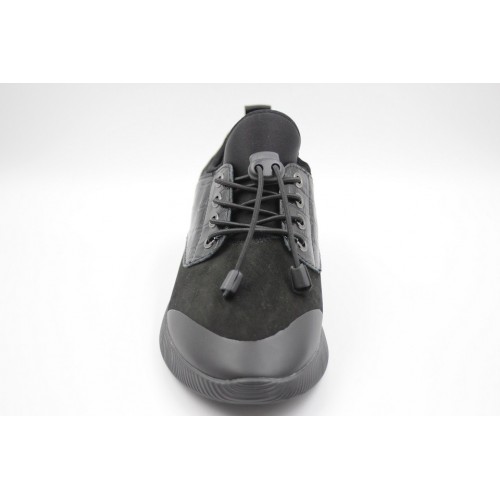 Sneakers barbati high ankle negru 2