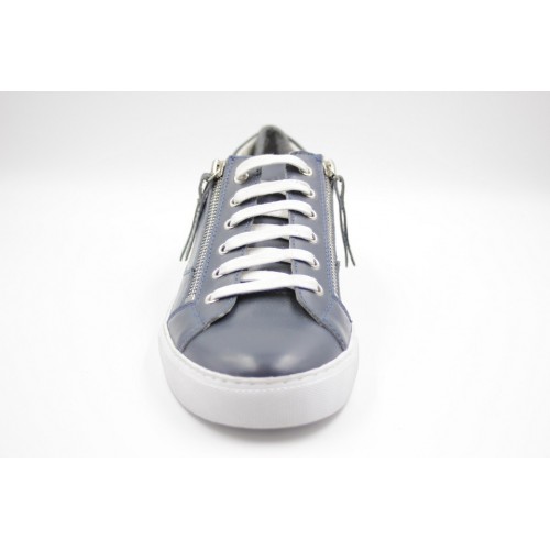 Pantofi barbati smart casual albastru 2
