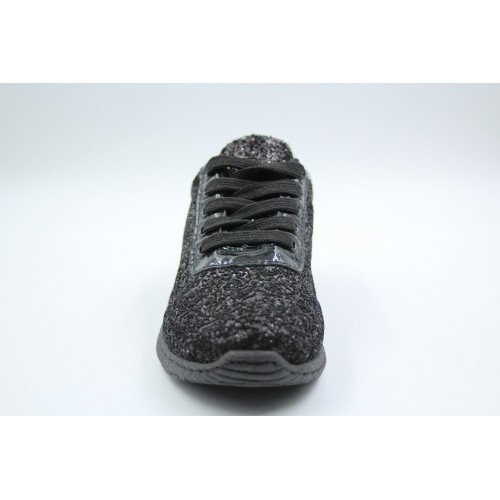 Pantofi sport black sparkle 2