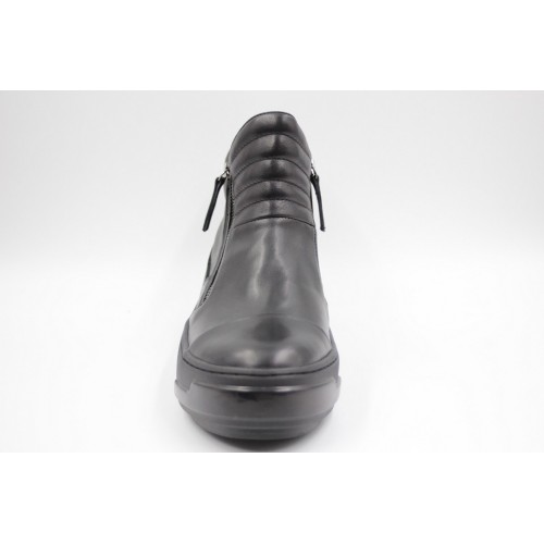 ghete din piele pentru barbati culoare negru ghete barbati, ghete piele, ghete negre,hainedemarca.ro 2