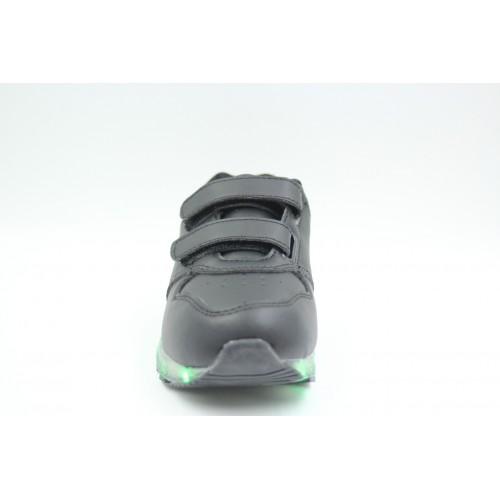 Pantofi sport copii cu led Black 2