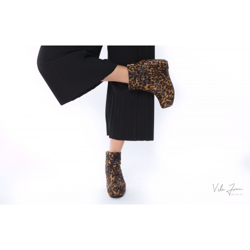 Ghete Femei Piele Animal Print 2
