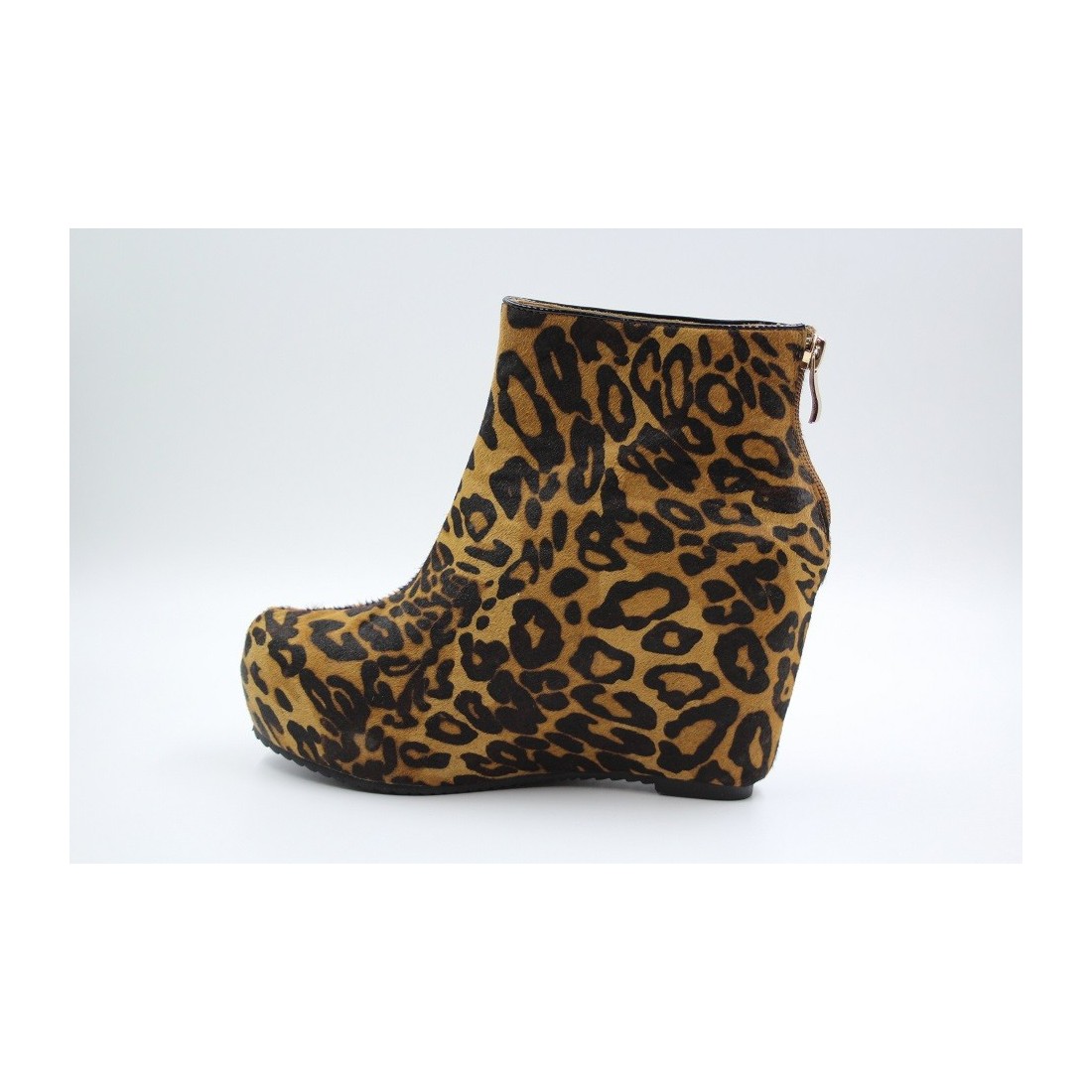 Ghete Femei Piele Animal Print
