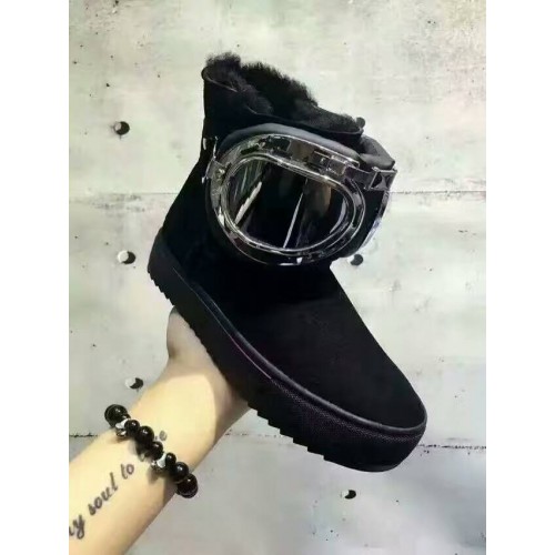 Ghete Femei Piele Ski Goggle1 2