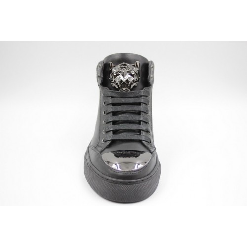 ghete din piele pentru barbati culoare negru ghete barbati, ghete piele, ghete negre, 2