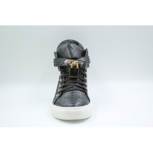 Ghete Femei Piele Black lock 2