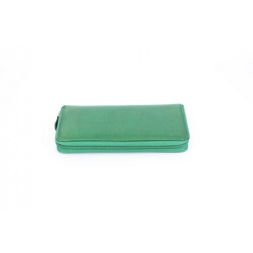 Portofel piele verde V923 2