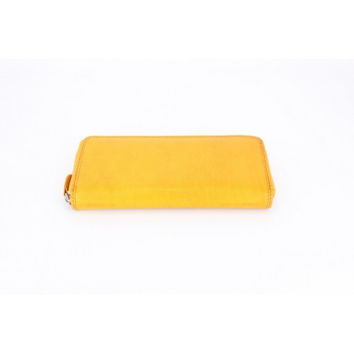 Portofel piele giallo V923 2