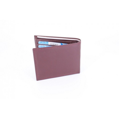 Portofel piele bordo CHE832 2