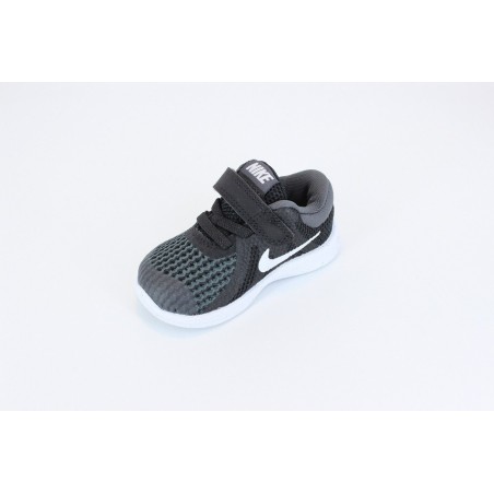 Nike Revolution 4 TD 943304-006 pantofi sport copii negri confortabili pentru activitati zilnice